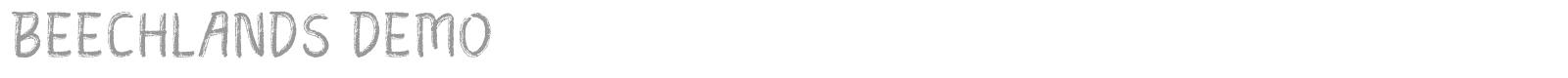 Beechlands font preview