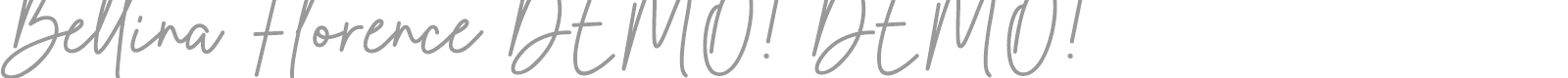 Bellina Florence font preview