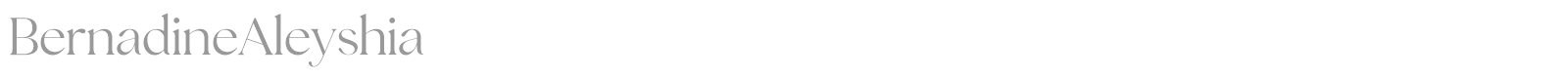 Bernadine Aleyshia font preview