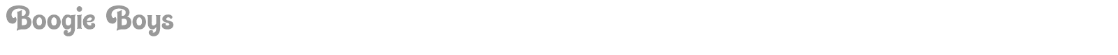 Boogie Boys font preview