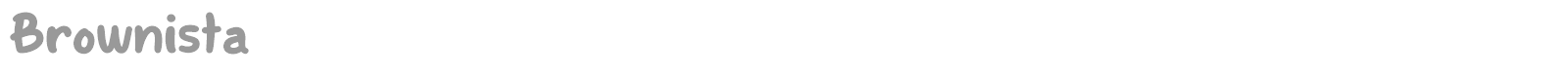 Brownista font preview