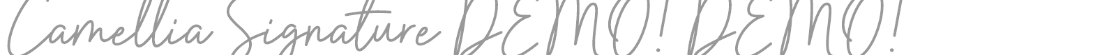 Camellia Signature font preview
