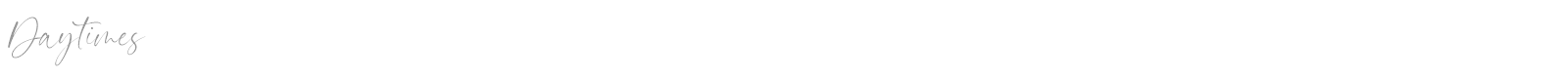 Daytimes font preview