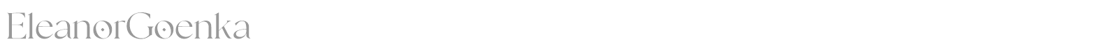 Eleanor Goenka font preview