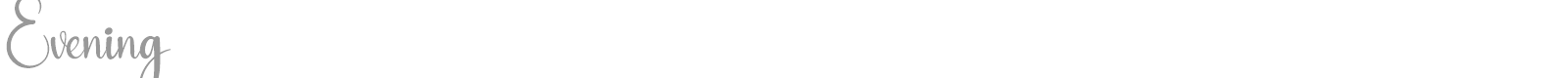 Evening font preview