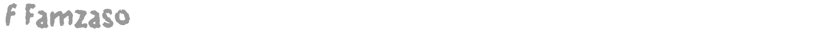 f Famzaso font preview