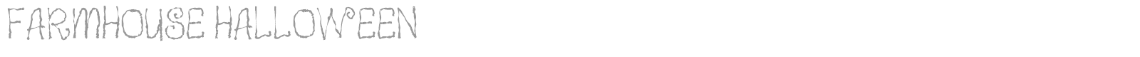 Farmhouse Halloween font preview
