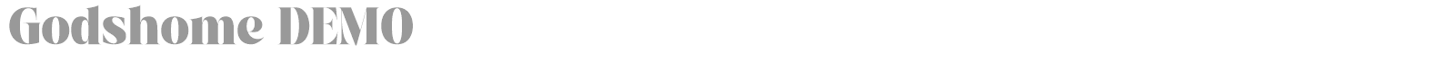 Godshome font preview