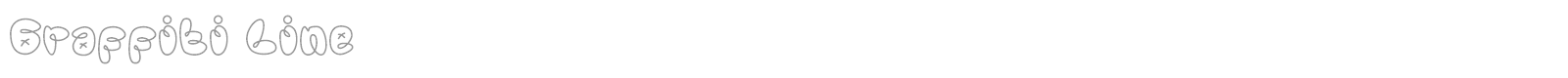 Graffiti Line font preview