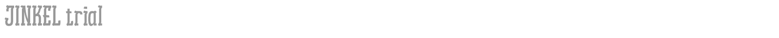 Jinkel font preview