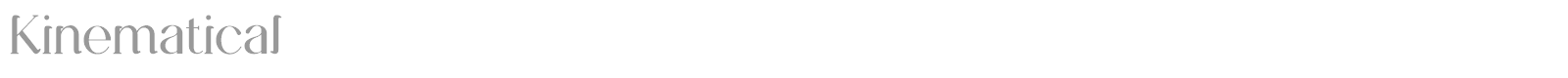 Kinematical font preview