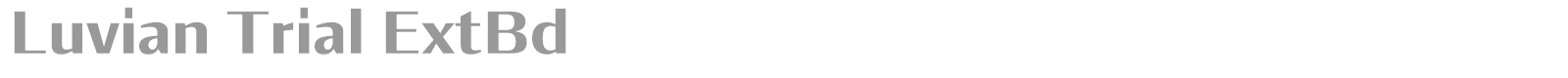 Luvian font preview