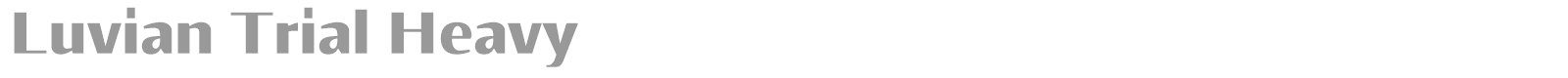 Luvian font preview