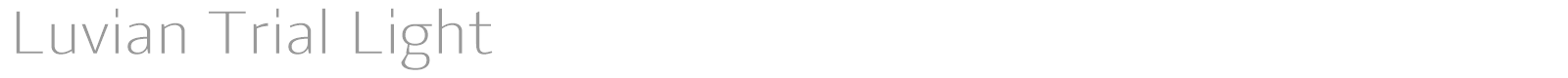 Luvian font preview