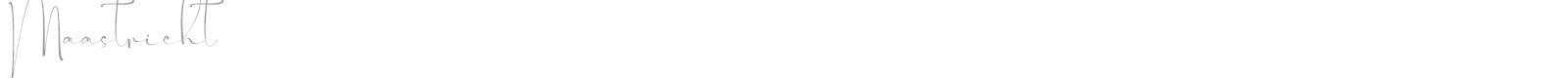 Maastricht font preview