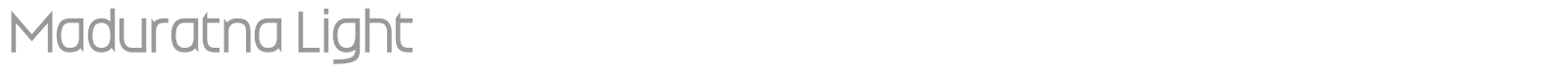 Maduratna font preview