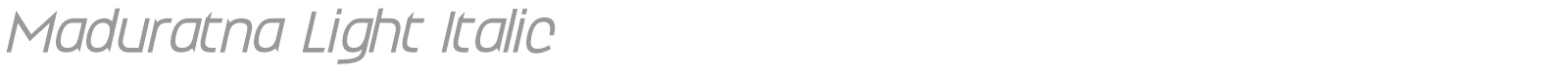 Maduratna font preview