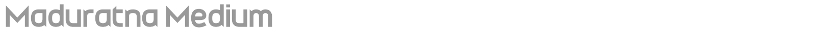 Maduratna font preview