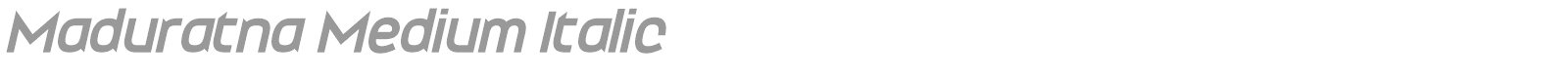 Maduratna font preview