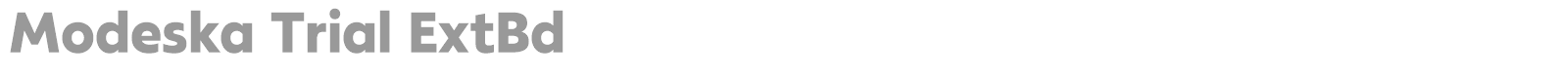 Modeska font preview