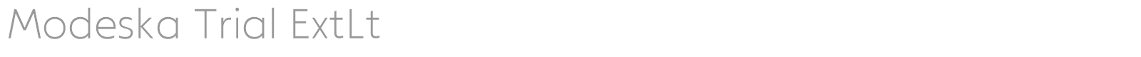 Modeska font preview