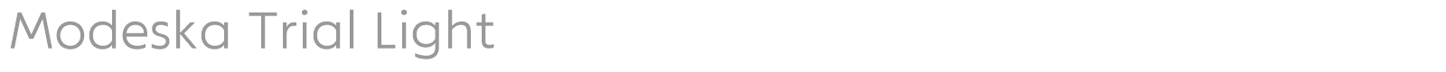 Modeska font preview