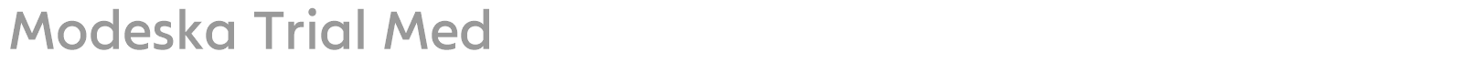 Modeska font preview