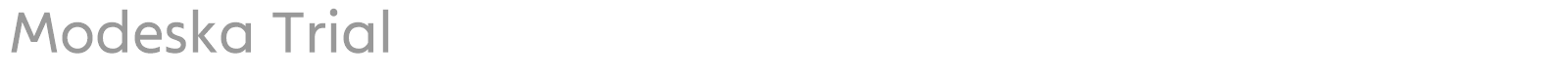 Modeska font preview