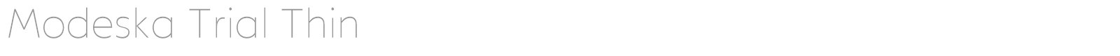 Modeska font preview