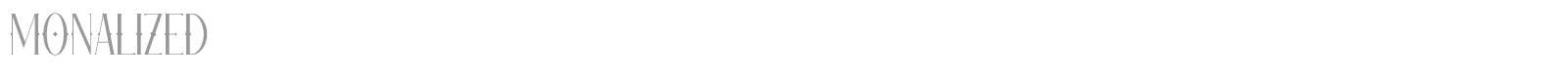 Monalized font preview