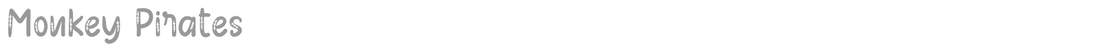 Monkey Pirates font preview