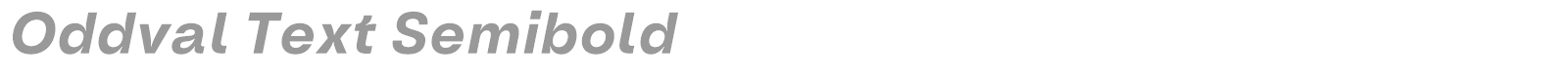 Oddval Text font preview