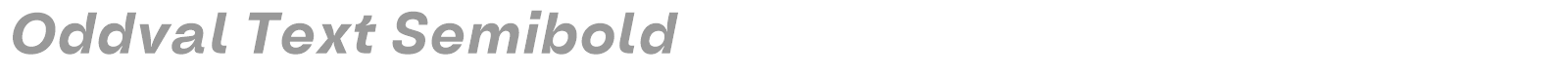 Oddval Text font preview