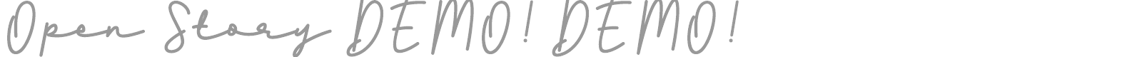 Open Story font preview