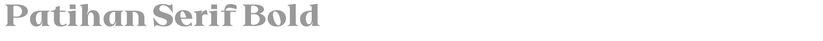 Patihan font preview