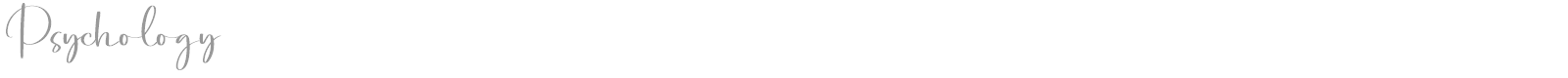 Psychology font preview