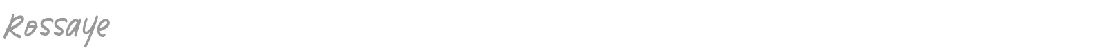 Rossaye font preview
