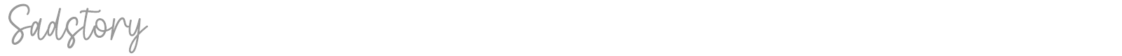 Sadstory font preview
