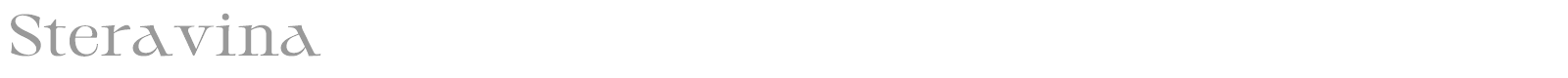 Steravina font preview