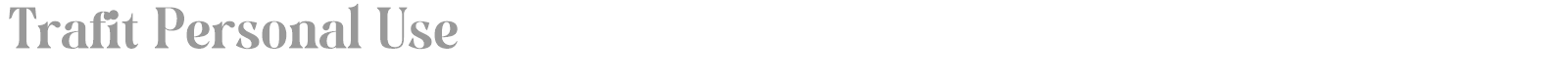 Trafit font preview