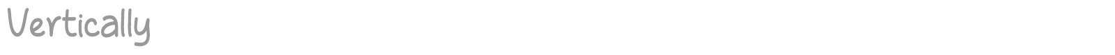 Vertically font preview