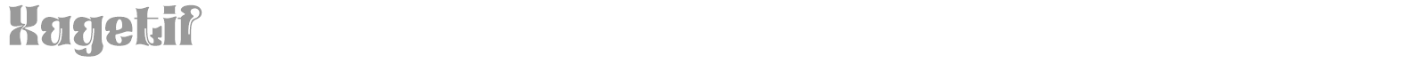 Xagetif font preview
