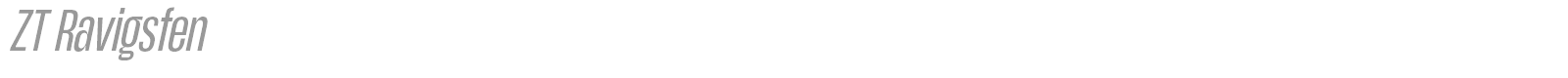 ZT Ravigsfen font preview