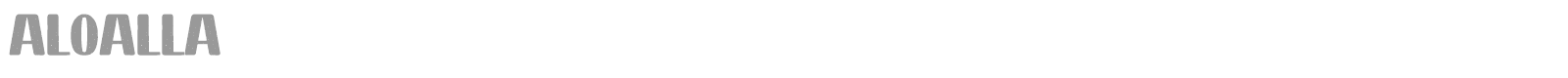 Aloalla font preview