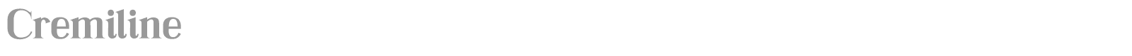 Cremiline font preview