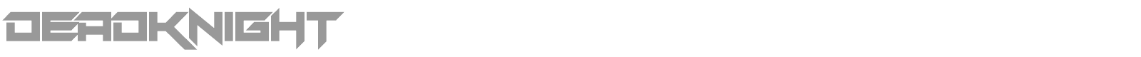 Deadknight font preview