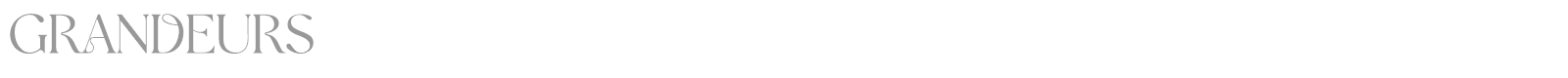 Grandeurs font preview