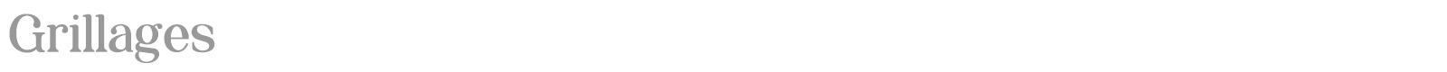 Grillages font preview
