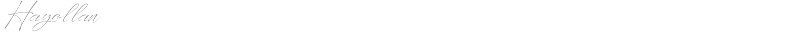 Hayollan font preview