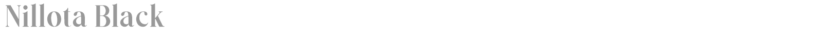 Nillota font preview